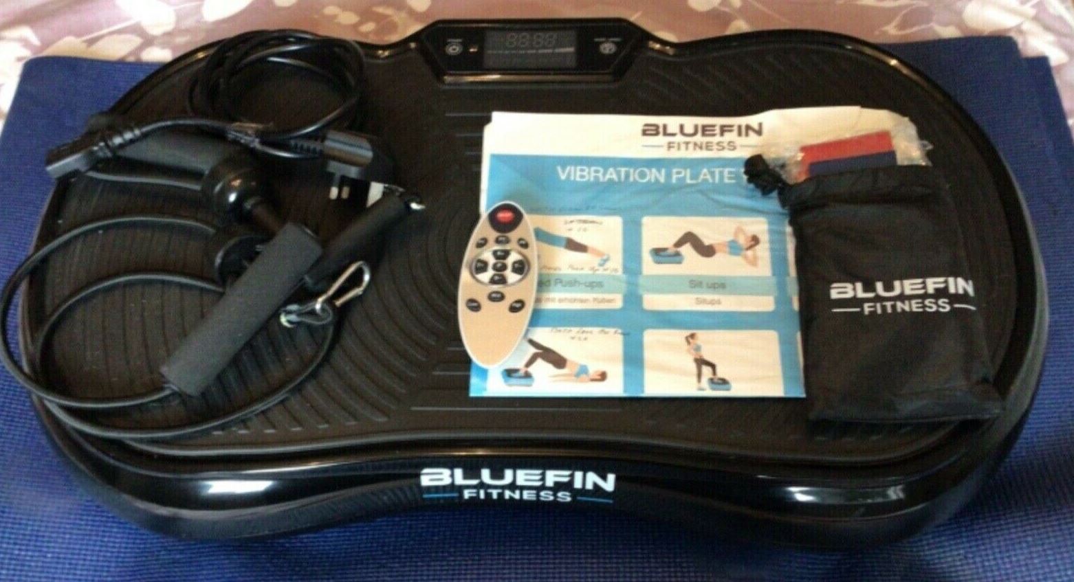 Bluefin Fitness Ultra Slim Vibration Plate in use 2
