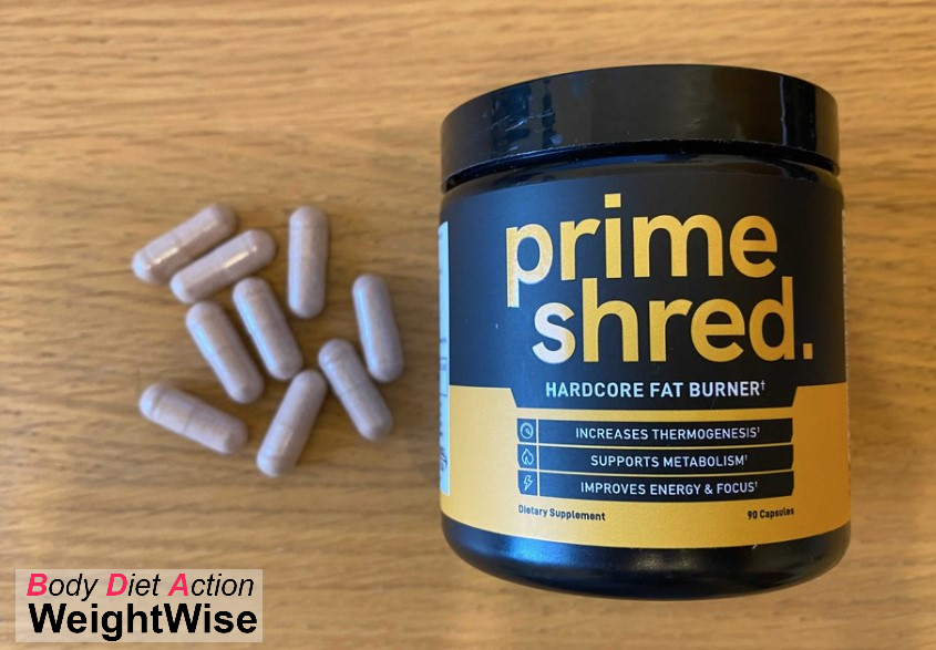 Prime Shred review - capsule size-logo